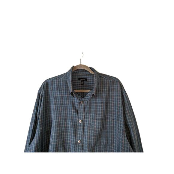 Van Heusen Men's XL Button-Up Long Sleeve Shirt Plaid Pattern - Picture 11 of 13